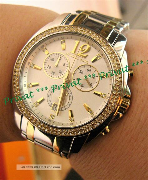 michael kors uhr gold silber damen